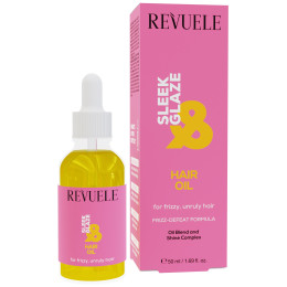 REVUELE SLEEK & GLAZE НЕЗМИВНА олія для неслухняного та тьмяного волосся, 50 мл
