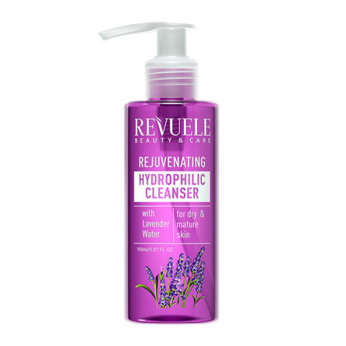 REVUELE PURIFYING HYDROPHILIC CLEANSER Омолоджуючий гідрофільний гель для вмивання з лавандовою водою, 150 мл