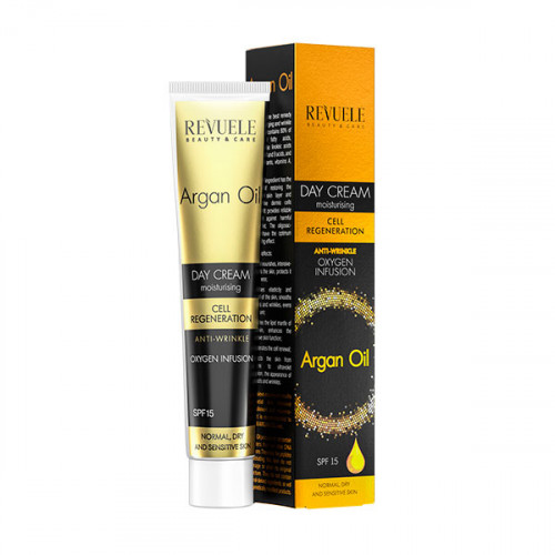 REVUELE ARGAN OIL Денний крем проти зморшок, 50 мл