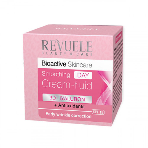 REVUELE BIOACTIVE 3D Hyaluron Smoothing Денний крем-флюїд, 50 мл