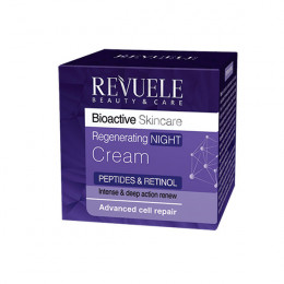 REVUELE BIOACTIV Peptids & Retinol Regenerating Нічний крем, 50 мл