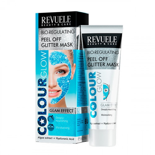 REVUELE COLOR GLOW БЛАКИТНА біорегулюча пілінг-маска, 80 мл
