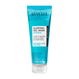REVUELE SLEEPING GEL MASK Увлажняющая ГОЛУБАЯ маска для лица ночная, 80 мл