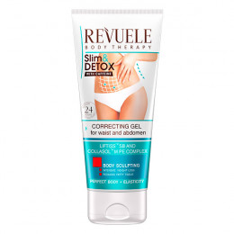 REVUELE SLIM & DETOX Коригуючий гель для талії та живота з кофеїном, 200 мл
