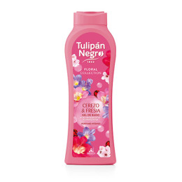 TULIPAN NEGRO FLORAL Парфумований гель для душу ВИШНЯ та ФРЕЗІЯ, 650 мл