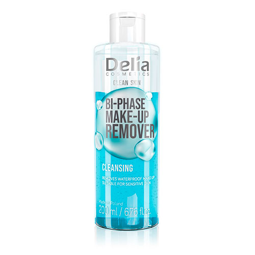 DELIA COSMETICS CLEAN SKIN Двофазний засіб для зняття макіяжу, 200 мл