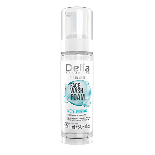 DELIA COSMETICS CLEAN SKIN Пінка для вмивання нормалізуюча і зволожуюча, 150 мл