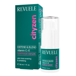 REVUELE CITYZEN Сироватка для сяяння шкіри обличчя DEFEND & BLEND, 30 мл