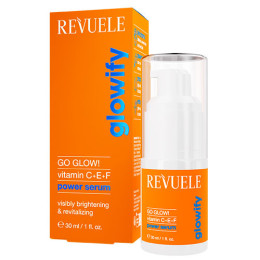 REVUELE GO GLOW! VITAMIN C+E+F Потужна сироватка для обличчя, 30 мл