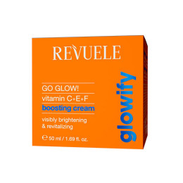 REVUELE GO GLOW! VITAMIN C+E+F Крем-ліфтинг для обличчя, 50 мл