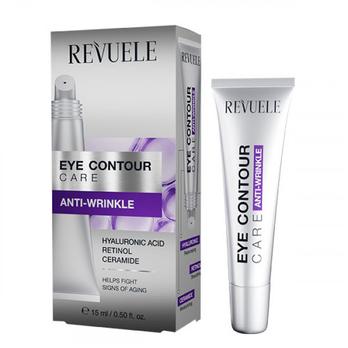 REVUELE EYE CONTOUR CARE Крем для контуру очей ПРОТИ ЗМОРШОК, 15 мл