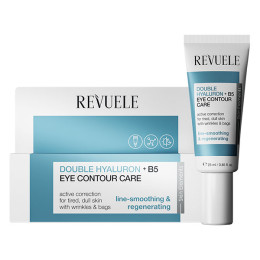 REVUELE DOUBLE HYALURON + B5 Крем для контуру очей, 25 мл REVUELE DOUBLE HYALURON + B5 Крем для контуру очей, 25 мл