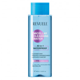 REVUELE MICELLAR CLEANSING WATER Міцелярна вода ALL-IN-1 для зняття водостійкого макіяжу, 400 мл