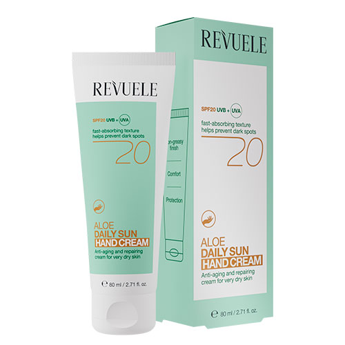 REVUELE ALOE DAILY SUN Крем для рук SPF20, 80 мл