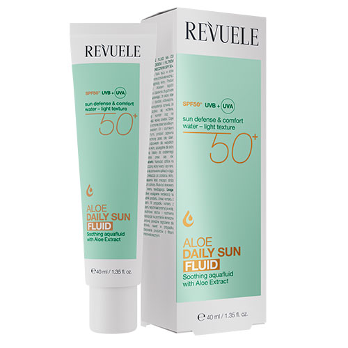 REVUELE ALOE DAILY SUN Флюїд для обличчя SPF50+, 40 мл