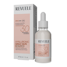 REVUELE HYALURONIC DAILY SUN Сироватка для обличчя SPF30, 30 мл