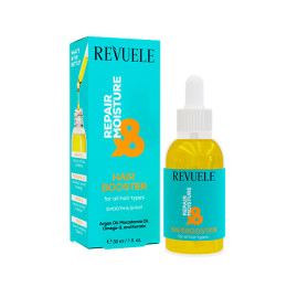 REVUELE REPAIR & MOISTURE Бустер для відновлення та зволоження волосся, 30 мл REVUELE REPAIR & MOISTURE Бустер для відновлення та зволоження волосся, 30 мл