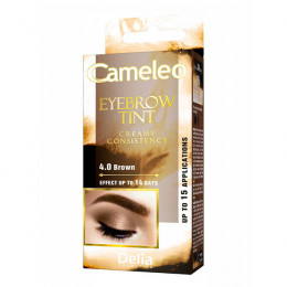 CAMELEO Крем-краска для бровей тон 4.0 Коричневая