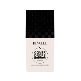 REVUELE COVER DROPS Тональна основа під макіяж Світлий беж, 35 мл