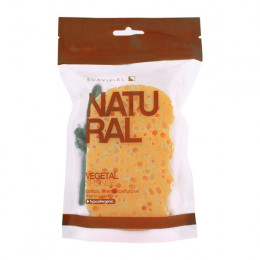 SUAVIPIEL NATURAL Мочалка (бавовна, льон-целюлоза), помаранчева