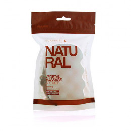 SUAVIPIEL NATURAL Мочалка масажна (целюлоза-поліуретан), помаранчево-біла